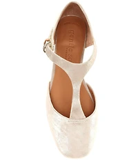 Gentle Souls Wyatt Leather T-Strap Flats