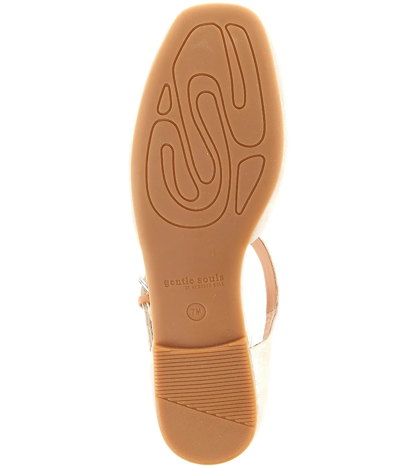 Gentle Souls Wyatt Leather T-Strap Flats