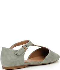 Gentle Souls Wyatt Suede T-Strap Flats