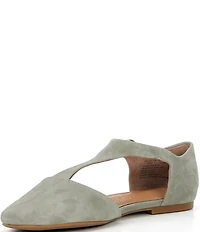 Gentle Souls Wyatt Suede T-Strap Flats