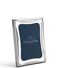 Georg Jensen Cobra Collection Stainless Steel Wavy Picture Frame