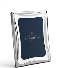 Georg Jensen Cobra Collection Stainless Steel Wavy Picture Frame
