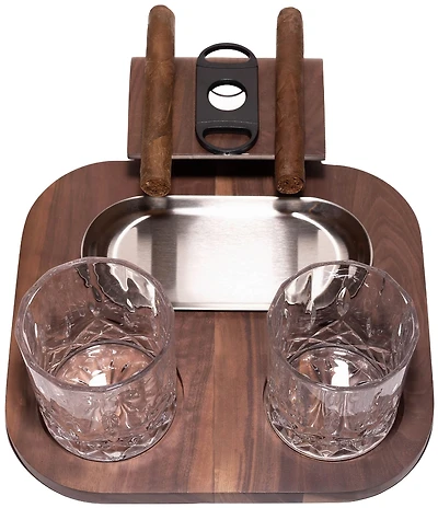 Gezellig Whiskey and Cigar Board Set