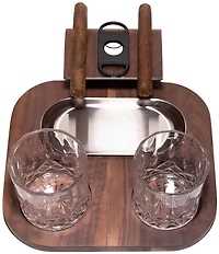 Gezellig Whiskey and Cigar Board Set
