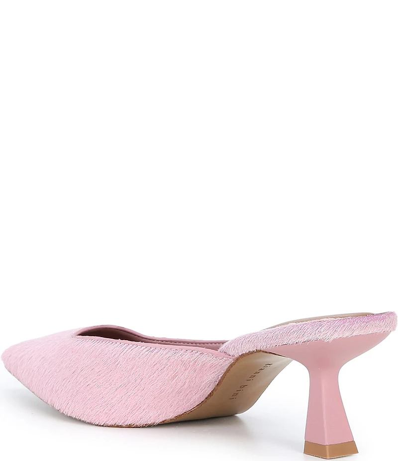 Gianni Bini Wade Haircalf Pointed Toe Dress Mules