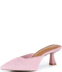 Gianni Bini Wade Haircalf Pointed Toe Dress Mules