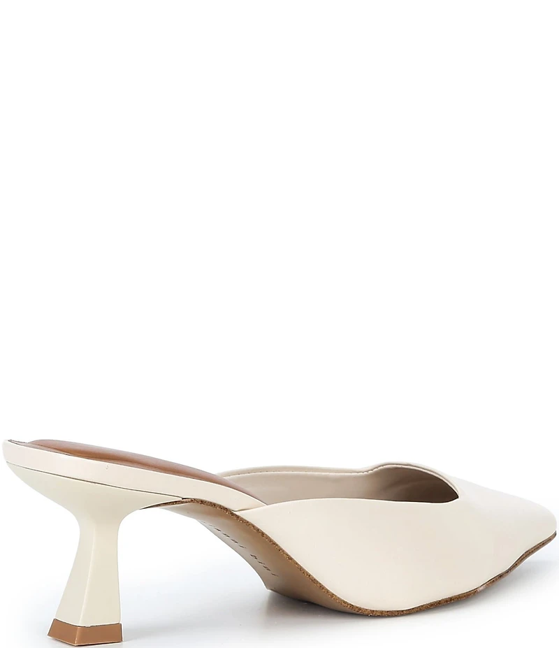Gianni Bini Wade Leather Pointed Toe Dress Mules