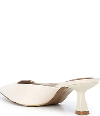 Gianni Bini Wade Leather Pointed Toe Dress Mules