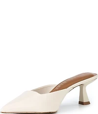 Gianni Bini Wade Leather Pointed Toe Dress Mules