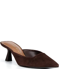 Gianni Bini Wade Suede Pointed Toe Dress Mules