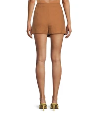 Gianni Bini Ada A-Line Coordinating Linen Mini Skirt