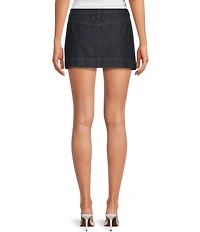 Gianni Bini AJ Denim A-Line Mini Skirt