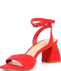 Gianni Bini Alivia Suede Block Heel Sandals