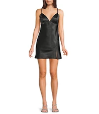 Gianni Bini Alyx Rhinestone Strappy Kitten Heel Dress Sandals