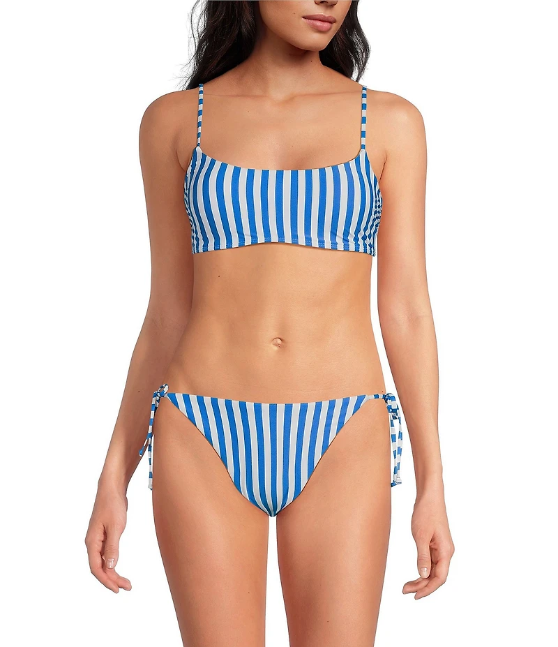Gianni Bini Amalfi Stripe Tie Side Swim Bottom