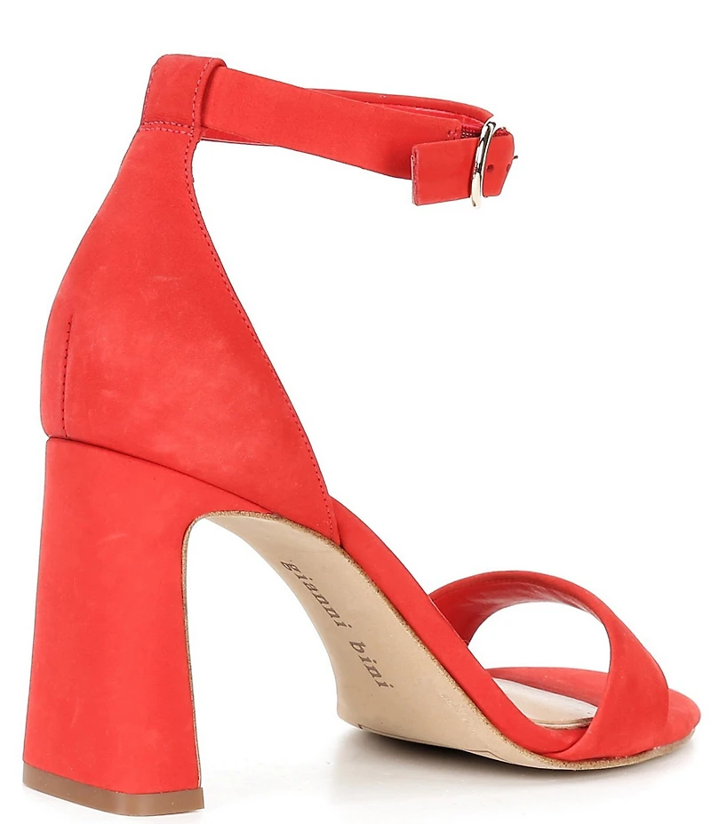 Gianni Bini Amandah Nubuck Block Heel Dress Sandals