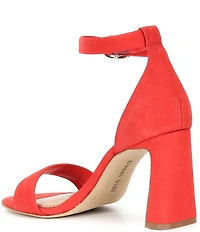 Gianni Bini Amandah Nubuck Block Heel Dress Sandals