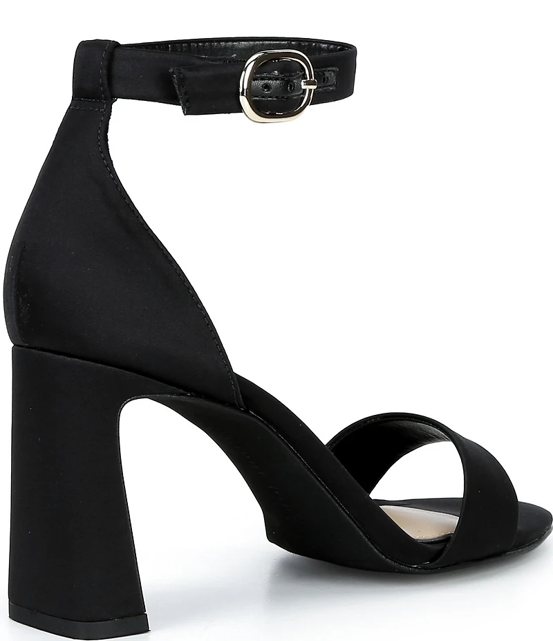 Gianni Bini Amandah Satin Block Heel Dress Sandals