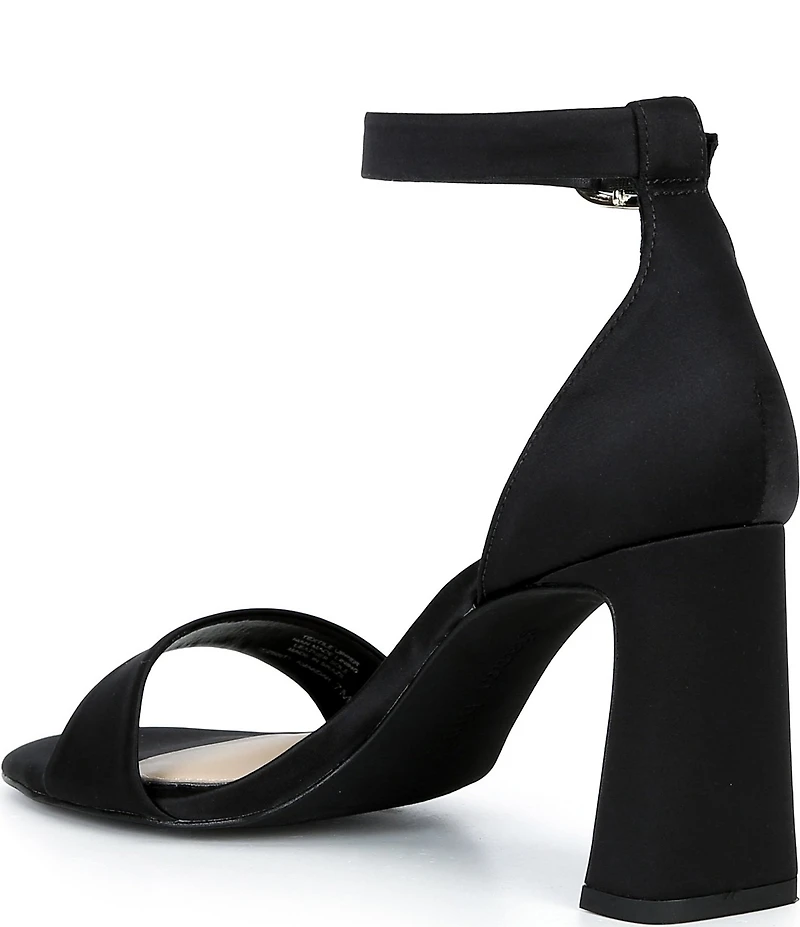 Gianni Bini Amandah Satin Block Heel Dress Sandals