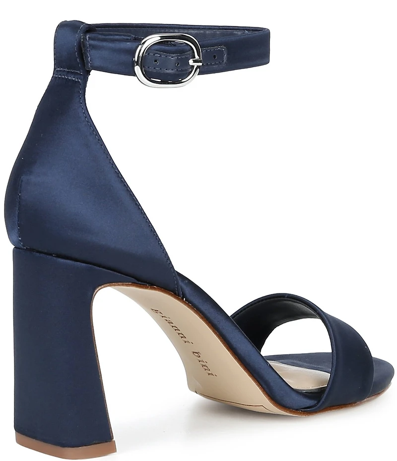 Gianni Bini Amandah Satin Block Heel Dress Sandals