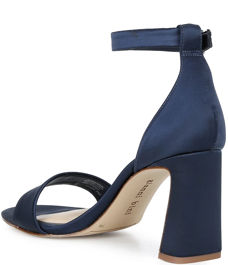 Gianni Bini Amandah Satin Block Heel Dress Sandals
