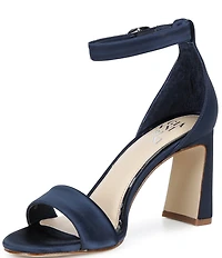 Gianni Bini Amandah Satin Block Heel Dress Sandals