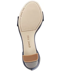 Gianni Bini Amandah Satin Block Heel Dress Sandals