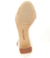 Gianni Bini Amandah Satin Block Heel Dress Sandals