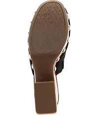 Gianni Bini Amari Studded Suede Platform Mules