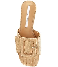 Gianni Bini Anders Mismatched Buckle Platform Slide Sandals