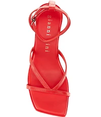 Gianni Bini Andi Leather Strappy Kitten Heel Sandals