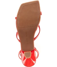 Gianni Bini Andi Leather Strappy Kitten Heel Sandals