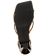 Gianni Bini Andi Leopard Haircalf Strappy Kitten Heel Sandals