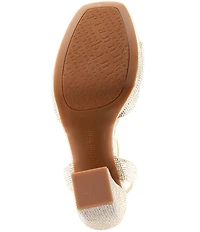 Gianni Bini Andreya Rhinestone Embellished Platform Dress Sandals