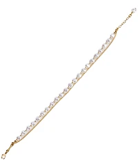 Gianni Bini Aphrodite Double Chain Pearl Anklet