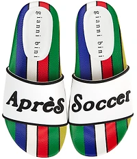 Gianni Bini Apres Soccer Mismatched Pool Slide Sandals