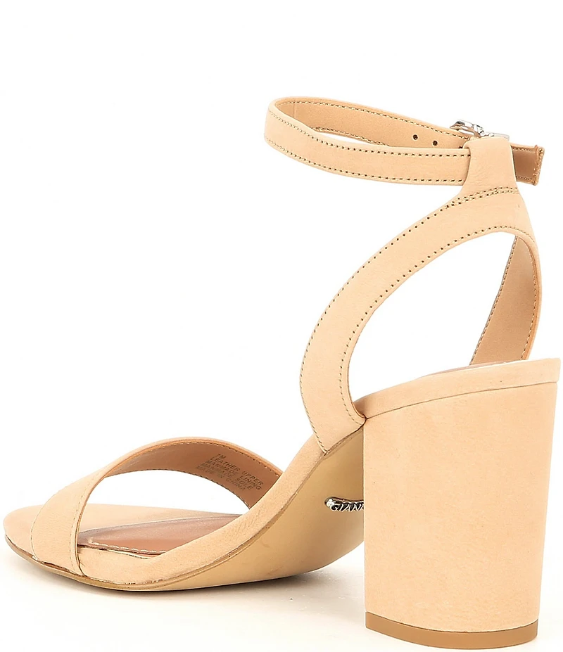 Gianni Bini Arleena Suede Ankle Strap Block Heel Sandals