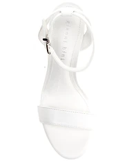 Gianni Bini Arleena Leather Block Heel Sandals