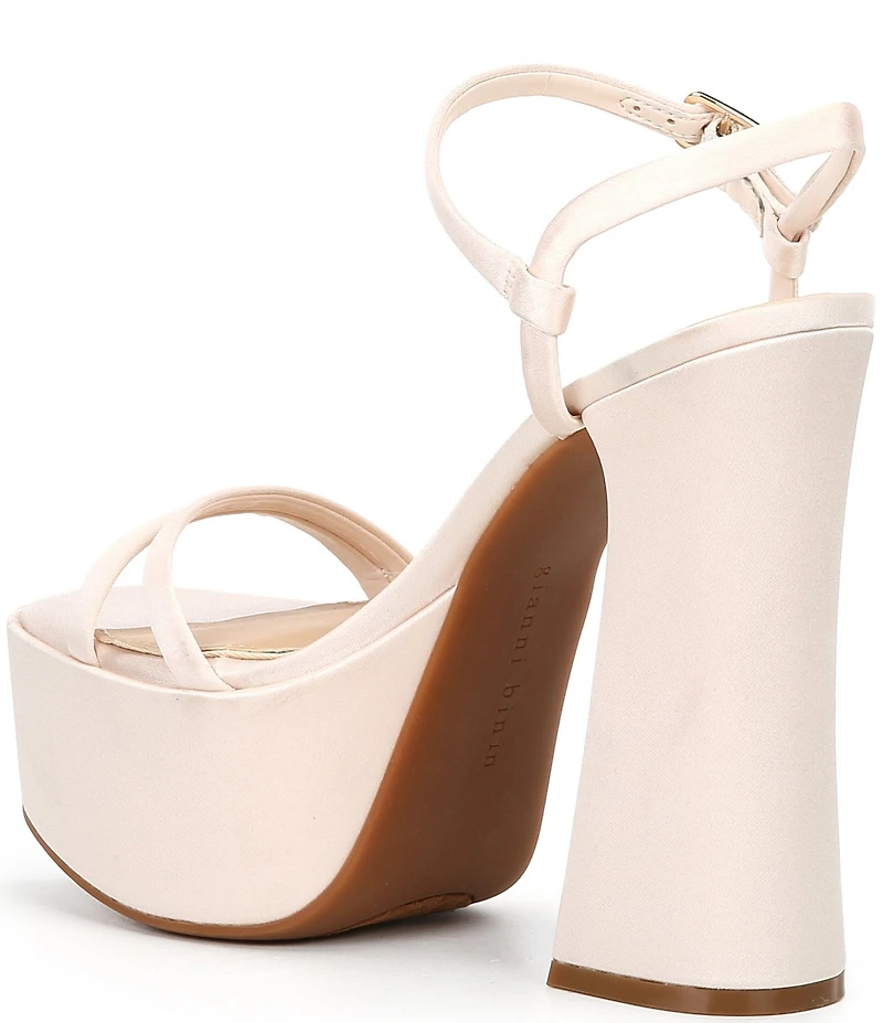 Gianni Bini Babel Satin Platform Dress Sandals