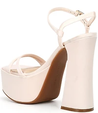 Gianni Bini Babel Satin Platform Dress Sandals