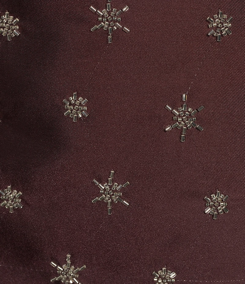 Gianni Bini Bead Embroidered Coordinating A-Line Mini Skirt