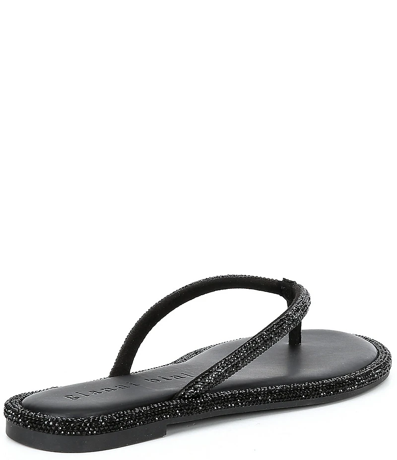 Gianni Bini Betina Rhinestone Embellished Thong Sandals