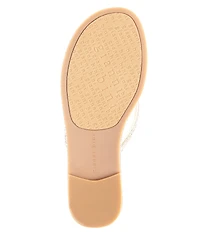 Gianni Bini Betina Rhinestone Embellished Thong Sandals