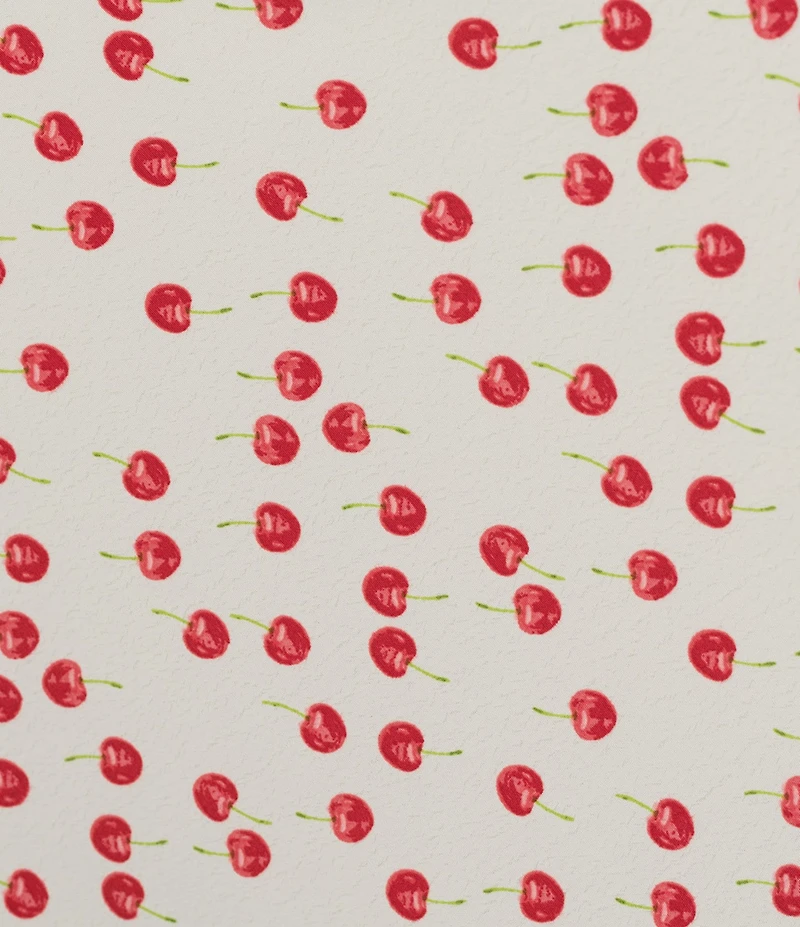 Gianni Bini Betty Cherry Print V-Neck Sleeveless Midi Dress