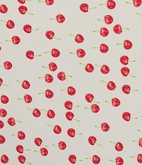 Gianni Bini Betty Cherry Print V-Neck Sleeveless Midi Dress