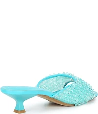 Gianni Bini Billeena Beaded Dress Slide Sandals