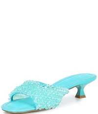 Gianni Bini Billeena Beaded Dress Slide Sandals