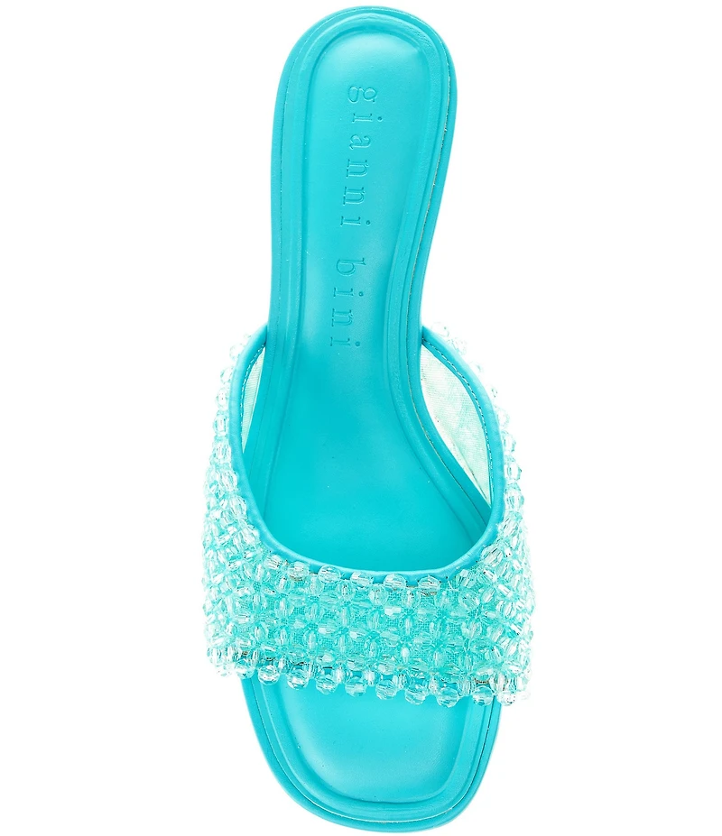 Gianni Bini Billeena Beaded Dress Slide Sandals