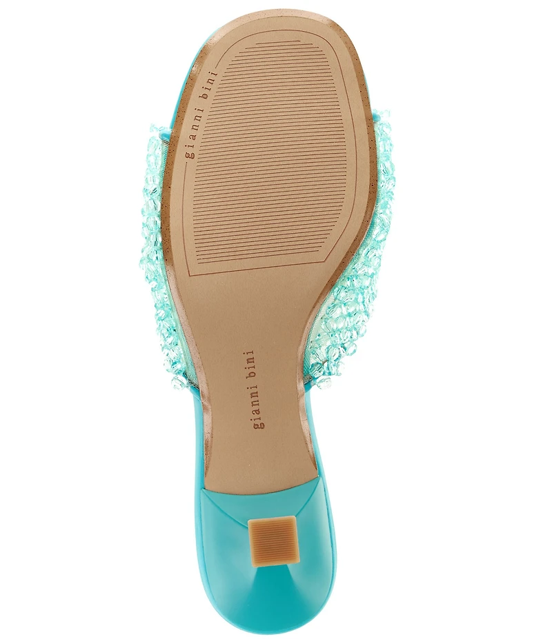 Gianni Bini Billeena Beaded Dress Slide Sandals