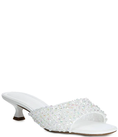 Gianni Bini Billeena Beaded Dress Slide Sandals
